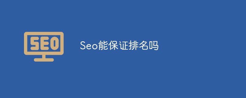 百度seo关键词排名（seo能保证排名么）